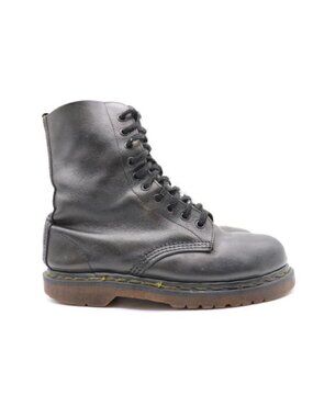 Doc Dr. Martens Steel Toe Boots Women's UK 5 US 7 Black Leather Made in England